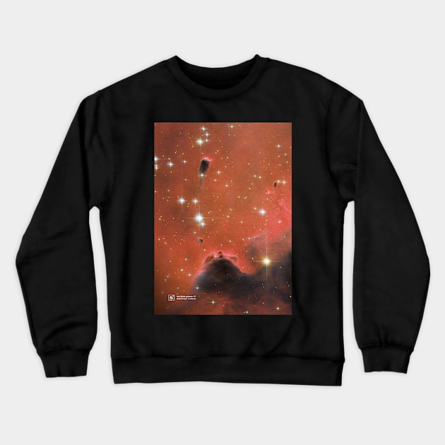 Westerhout 5 nebula — space poster Crewneck Sweatshirt by Synthwave1950